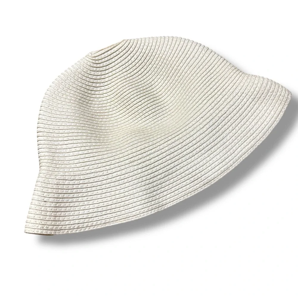 Gymboree Girls Straw Cloche Hat White Off White Daisy Delightful Spring Social 8